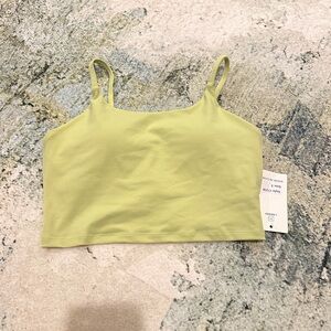 Yellow workout tank NWT